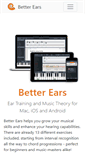Mobile Screenshot of better-ears.com